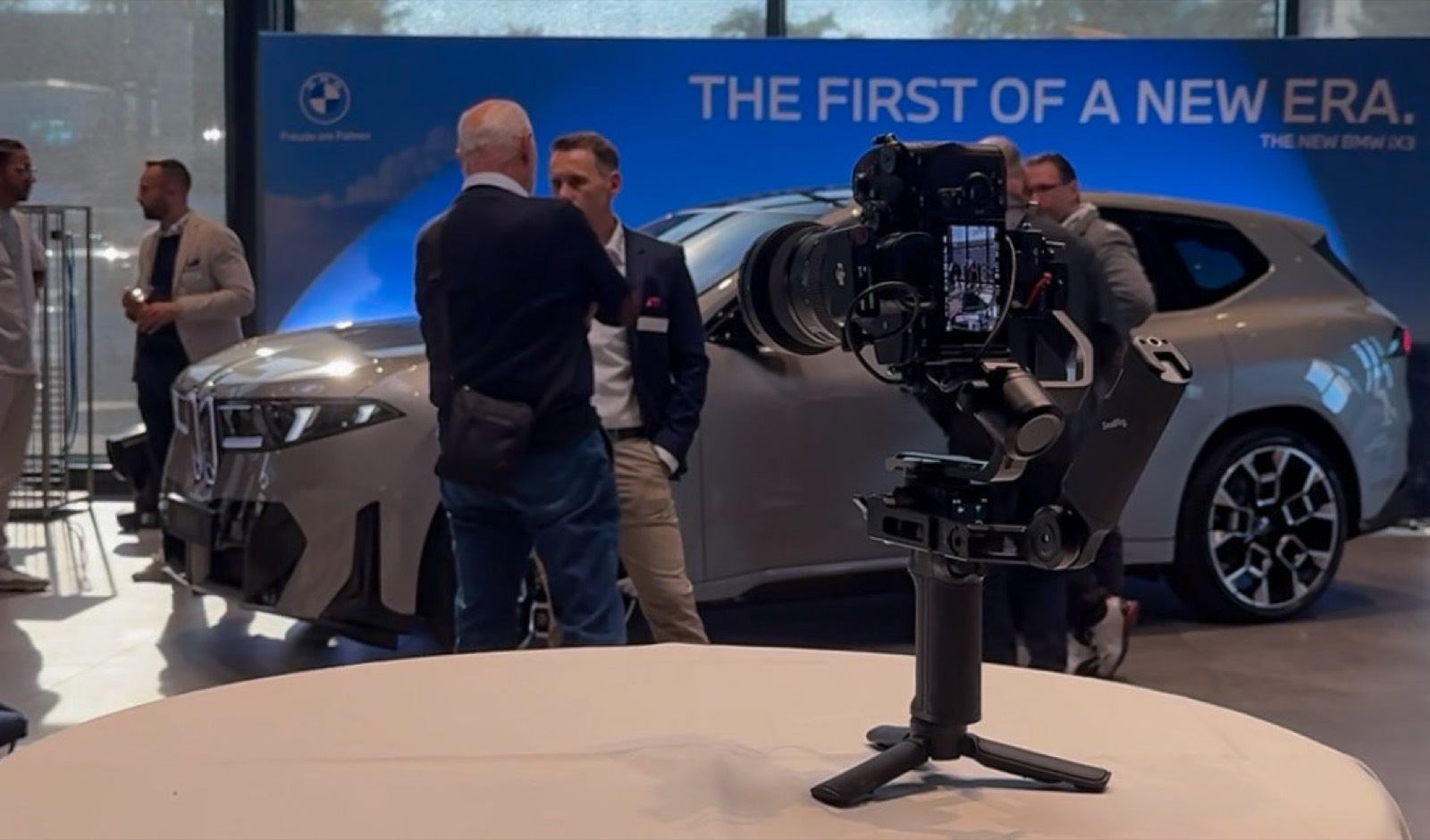 Dreh am BMW-Event